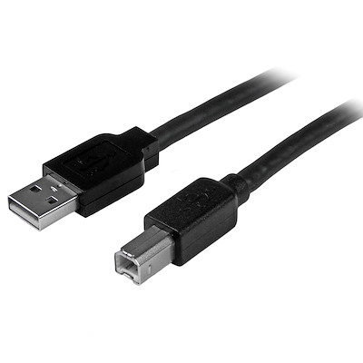 Lexmark Dell Gen2 Xerox Samsung Etc 15 Meter Printer Cable 50 ft,Ruaeoda Long USB Printer Cable Cord USB 2.0 Type A Male to B Male Printer Scanner USB B Cable Compatible with HP Canon,Epson 