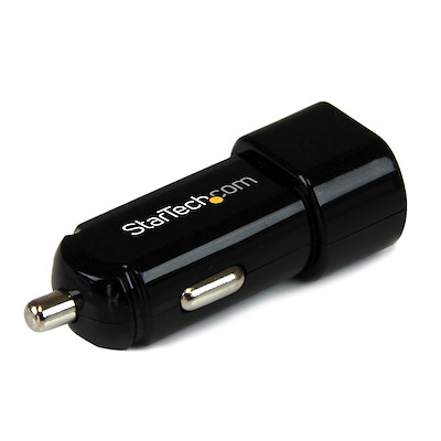 Dual-Port USB Car Charger - 17W/3.4A - Black