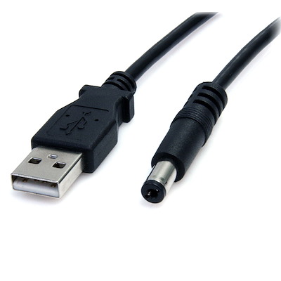 Câble d'alimentation USB vers prise DC de 91 cm - Cordon USB vers connecteur Type M 5V