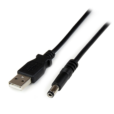 USB naar 5,5 mm voedingskabel - type N connector - 1 m