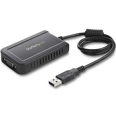USB auf VGA Adapter - 1920x1200 - Externe Video & Grafikkarte - Monitor Display Adapter - Unterstützt Windows