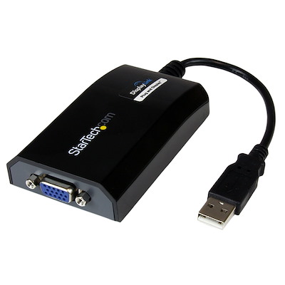 USB auf VGA Video Adapter - Externe Multi Monitor Grafikkarte für PC und MAC - 1920x1200