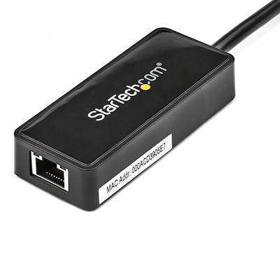 StarTech.com StarTech.com USB 3.0 - USB32000SPT デュアルポート ギガビット イーサネット アダプタ NIC (USB ポート付き)動作品