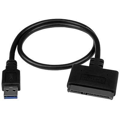 Adaptateur de Disque Dur USB 3.1 à 2,5 SATA - USB 3.1 Gen 2 10Gbps avec  Convertisseur de Stockage Externe HDD/SSD UASP