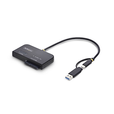 Access Ultra-Fast M.2 NVMe drives and SATA HDD/SSD storage via USB