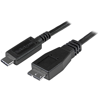 USB-C - USB 3.0 Micro-B 変換ケーブル 1m USB 3.1(10Gbps)対応