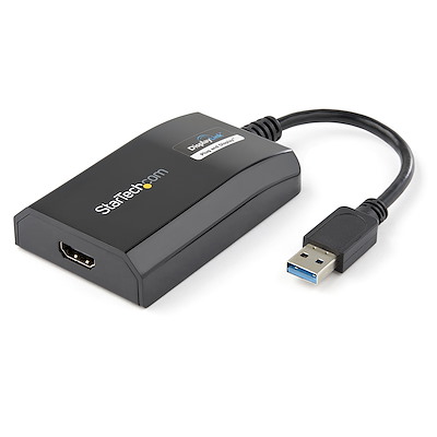 USB 3.0 to HDMI Adapter - DisplayLink Certified - 1080p (1920x1200) - USB Type-A to HDMI Display Adapter Converter for Monitor - External Video & Graphics Card - Windows/Mac