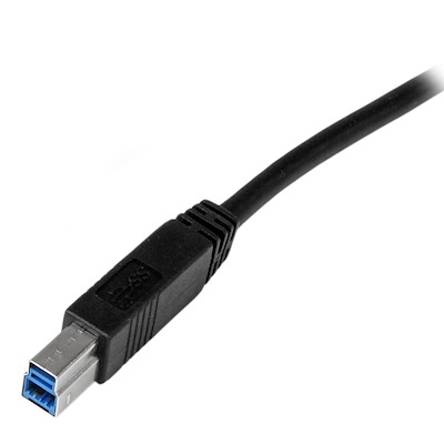 USB 3.0 Type A to Type B Printer Cable FAST USB 3 Lead BLACK 1m 2m 3m 5m