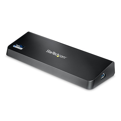 USB 3.0 Docking Station Dual Monitor with HDMI & 4K DisplayPort - USB 3.0  to 4x USB-A, Ethernet, HDMI and DP - USB Type A Universal Laptop Docking