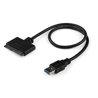 Câble adaptateur USB 3.0 vers SATA 2,5' - Convertisseurs et adaptateurs  pour disques durs