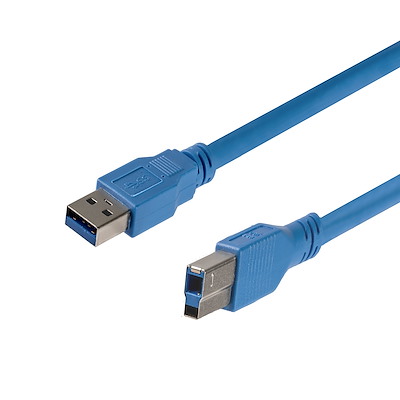 SuperSpeed USB 3.0 Type A Cable in Blue 6 Feet Cable Matters® 2-Pack 