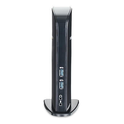 Station d'accueil PC portable PSA 2-Power USB 3.0 Dual Display