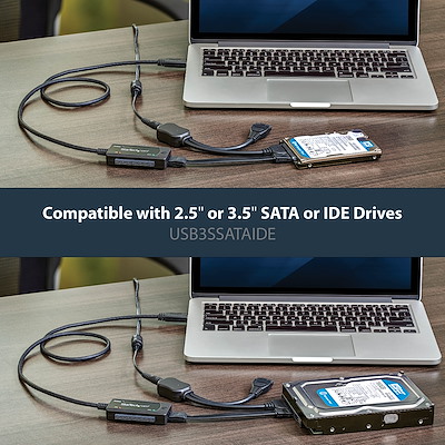 USB IDE or SATA adapter, USB 3.0 hard drive adapter universal for 2.5/3