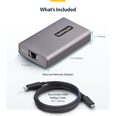USB有線LANアダプター／USB4接続／10G 5G 2.5G 1G／Thunderbolt互換
