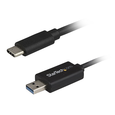USB-C - USB-A データリンクケーブル Mac/ Windows対応USBデータ転送ケーブル USB 3.0準拠