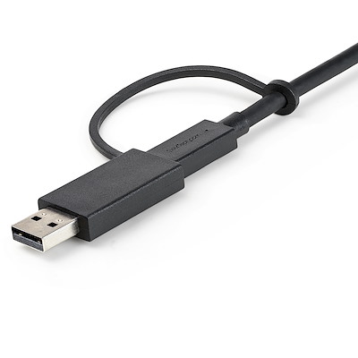 USB-C ケーブル／1m／USB-C - USB-A変換アダプタ付き - USB-Cケーブル 