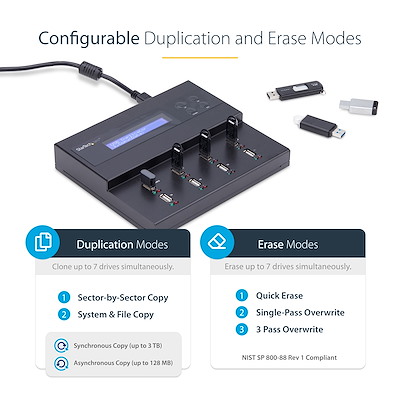 StarTech.com USBDUP15  StarTech.com Duplicateur et Effaceur