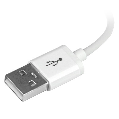 StarTech.com 6 foot/2m Durable USB-C to Lightning Cable, White MFi  Certified iPhone Charging Cord - RUSBCLTMM2MW - USB Cables 