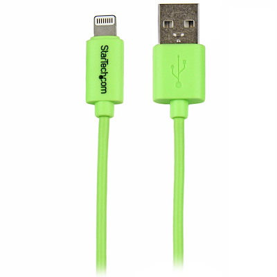 Câble Apple Lightning vers USB pour iPhone, iPod, iPad 1m - Vert