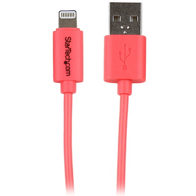 1m (3ft) Pink Apple 8-pin Lightning Connector to USB Cable for iPhone / iPod / iPad
