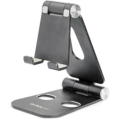 Phone and Tablet Stand - Foldable Universal Mobile Device Holder for  Smartphones & Tablets - Adjustable Multi-Angle Ergonomic Cell Phone Stand  for