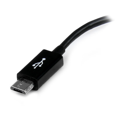 GENERICO Cable Otg Usb A Micro Usb 2.0 De 5 Pines Y 15 Cms