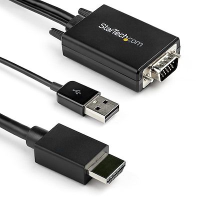 Færøerne komfort region 6ft VGA to HDMI Converter Cable Adapter - Video Converters | StarTech.com