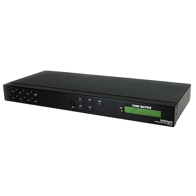 Sdoppiatore switch video matrice HDMI 4x4 con audio e RS-232