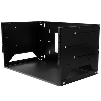 Wall-Mount Server Rack with Built-in Shelf - Solid Steel - 4U