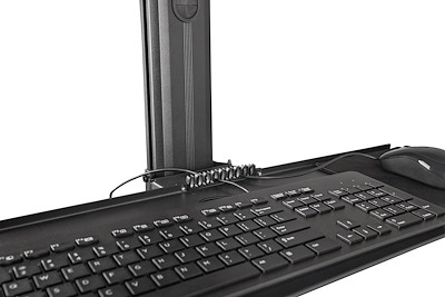 Tapez un noir - Support de Tour d'Ordinateur Mobile, avec 4 Roulettes Tapez un noir - Support de Tour d'Ordinateur Mobile, avec 4 Roulettes