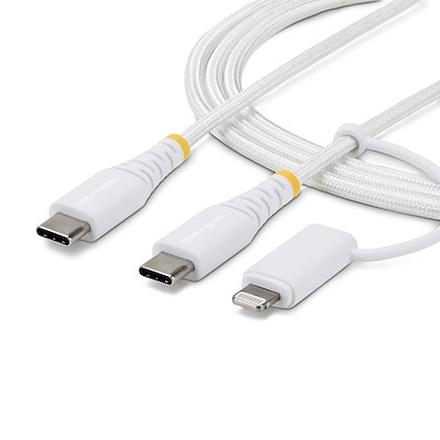 USB-C電源からApple LightningデバイスまたはUSB-Cデバイスを充電