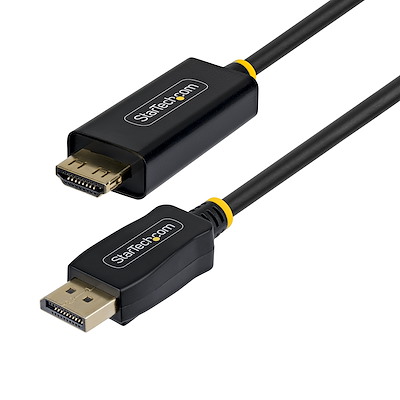 DisplayPort to HDMI cable delivering seamless UHD video without