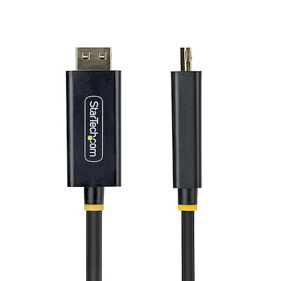DisplayPort to HDMI cable delivering seamless UHD video without