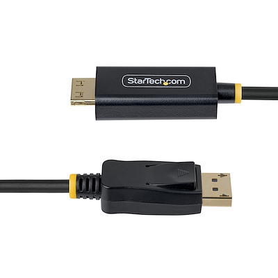 DisplayPort to HDMI cable delivering seamless UHD video without
