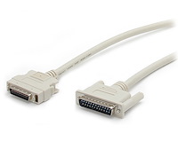 6 ft IEEE-1284 DB25 to Mini Centronics 36 Parallel Printer Cable M/M