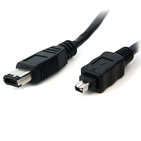 1 ft IEEE-1394 FireWire Cable 4-6 M/M