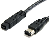 1 ft IEEE-1394 FireWire Cable 9-6 M/M