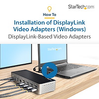 StarTech.fr Adaptateur vidéo multi-écrans USB 3.0 vers HDMI - Carte  graphique externe certifié DisplayLink - Ultra HD 4k