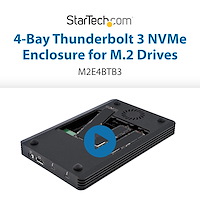 4-Bay Thunderbolt 3 Enclosure for M.2 NVMe