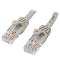 10m Cat5e Ethernet Netzwerkkabel Snagless mit RJ45 - Grau