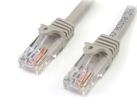 Cat5e Patch Cable with Snagless RJ45 Connectors - 5 m, Grey