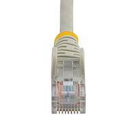Cat5e Patch Cable with Snagless RJ45 Connectors - 6 ft, Gray