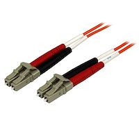 Fiber Optic Cable - Multimode Duplex 50/125 - OFNP Plenum - LC/LC - 2 m