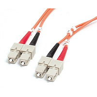 Fiber Optic Cable - Multimode Duplex 50/125 - LSZH - SC/SC - 1 m