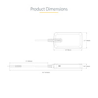 4-Port USB-C Hub - 5Gbps - Bus Powered - USB C to 4x USB-A Hub w/ Optional  Auxiliary Power Input - Portable Desktop/Laptop USB Hub - 1ft (30cm) Cable