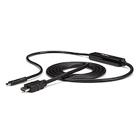 Cable Adaptador USB-C a HDMI de 2m - Cable Convertidor USB-C a HDMI para Computadoras USB Tipo C 4K 30Hz - Negro
