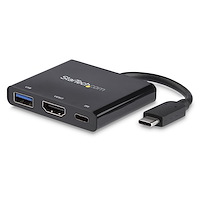 USB-C Multiport Adapter mit HDMI - USB 3.0 Port - 60W PD - Schwarz