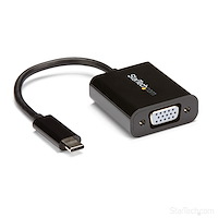 Adaptateur vidéo USB-C vers VGA - M/F - 1920x1200 / 1080p - Noir