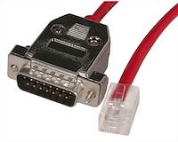 25 ft T1 Connection Patch Cable DB15 to RJ45 M/M