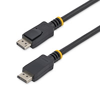 1ft (30cm) DisplayPort 1.2 Cable - 4K x 2K Ultra HD VESA Certified DisplayPort Cable - Short DP to DP Cable for Monitor - Slim DP Video/Display Cord - Latching DP Connectors